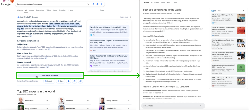 关于谷歌新 AI 模式测试的 5 个早期观察